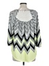Hollywould Green 3/4 Sleeve Blouse Size L - photo 2