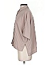 Everlane 100% Tencel Solid Tan 3/4 Sleeve Button-Down Shirt Size XXS - photo 5