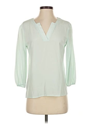 Amanda Uprichard 3/4 Sleeve Silk Top (view 1)