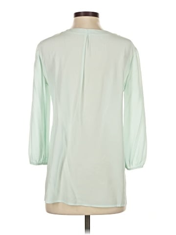 Amanda Uprichard 3/4 Sleeve Silk Top (view 2)