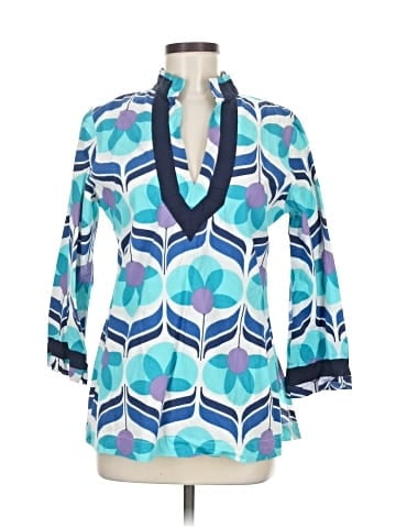 Devon Baer 3/4 Sleeve Blouse (view 1)