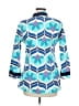 Devon Baer Blue 3/4 Sleeve Blouse Size M - photo 2