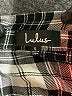 Lulus 100% Rayon Plaid Silver 3/4 Sleeve Blouse Size S - photo 7