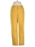 Express Solid Yellow Casual Pants Size 4 - photo 1