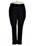 Roz & Ali Solid Black Casual Pants Size 2X - photo 1