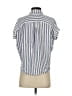 Madewell 100% Viscose Stripes Blue Short Sleeve Button-Down Shirt Size XXS - photo 2