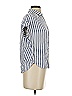 Madewell 100% Viscose Stripes Blue Short Sleeve Button-Down Shirt Size XXS - photo 4