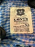 Levi's 100% Cotton Checkered-gingham Blue Long Sleeve Button-Down Shirt Size XS - photo 7