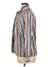 Leslie Fay 100% Polyester Stripes Ivory Long Sleeve Blouse Size 16 - photo 5