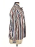 Leslie Fay 100% Polyester Stripes Ivory Long Sleeve Blouse Size 16 - photo 4