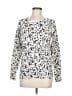 Peck & Peck Animal Print White Pullover Sweater Size M - photo 1
