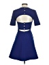Zara Solid Blue Cocktail Dress Size S - photo 2