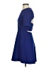 Zara Solid Blue Cocktail Dress Size S - photo 5