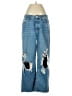 Forever 21 Graphic Blue Jeans Size 27 waist - photo 1