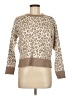 DKNY Animal Print Tan Pullover Sweater Size M - photo 1