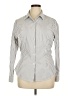 Unbranded Stripes Gray Long Sleeve Button-Down Shirt Size XL - photo 1