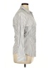 Unbranded Stripes Gray Long Sleeve Button-Down Shirt Size XL - photo 4