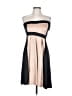 The Limited Color Block Tan Black Cocktail Dress Size 10 - photo 1