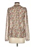 Gap 100% Polyester Floral Pink Long Sleeve Blouse Size XS - photo 2