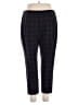 J.Jill Plaid Black Casual Pants Size XL - photo 2