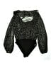 Unbranded 100% Polyester Black Bodysuit Size M - photo 1