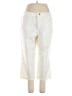 Classic Elements Solid Ivory Casual Pants Size 16 - photo 1