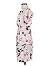 Eliza J 100% Polyester Print Pink Casual Dress Size 6 - photo 5
