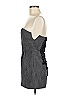 BCBGeneration Chevron-herringbone Gray Cocktail Dress Size 6 - photo 5