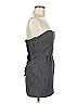 BCBGeneration Chevron-herringbone Gray Cocktail Dress Size 6 - photo 4