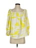 Vince Camuto 100% Polyester Yellow 3/4 Sleeve Blouse Size S - photo 1
