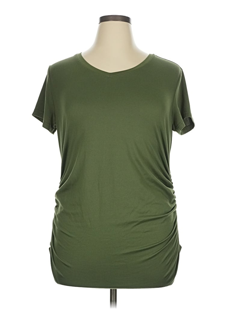 Pre-owned Ekouaer Short Sleeve T-shirt In Green