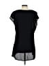 H&M 100% Polyester Black Short Sleeve Blouse Size 10 - photo 2