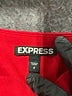 Express Solid Red Formal Skirt Size 4 - photo 4