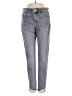 Express Gray Jeans Size 4 - photo 1