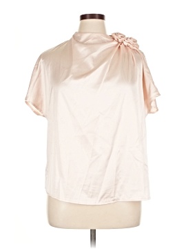 Shein Curve Short Sleeve Blouse