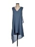 BCBGMAXAZRIA 100% Polyester Solid Blue Casual Dress Size XXS - photo 1