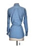 Levi's 100% Cotton Checkered-gingham Blue Long Sleeve Button-Down Shirt Size XS - photo 2