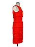 J.Crew 100% Cotton Tweed Red Cocktail Dress Size 2 - photo 4