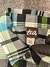 Tea 100% Cotton Plaid Blue Long Sleeve Button-Down Shirt Size 6 - photo 3