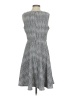 Elle Chevron-herringbone Gray Casual Dress Size S - photo 2