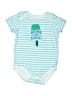 Gymboree Blue Short Sleeve Onesie Size Newborn - photo 1