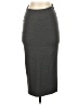 Babette Solid Gray Casual Skirt Size 1 - photo 1