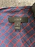 J.Crew 100% Cotton Argyle Blue Long Sleeve Blouse Size 0 - photo 7