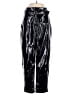 ASOS Graphic Black Faux Leather Pants Size 6 - photo 1