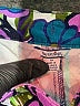 Hartstrings Floral Purple Casual Pants Size 16 - photo 3