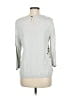 Elle Polka Dots Silver Pullover Sweater Size M - photo 2