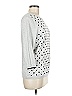 Elle Polka Dots Silver Pullover Sweater Size M - photo 4
