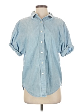 Denim Forum Short Sleeve Button Down Shirt