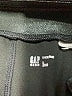Gap Metallic Silver Black Track Pants Size 10 - photo 3
