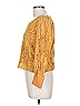 Hazel Gold Long Sleeve Blouse Size L - photo 5